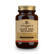 Vitamina E con Selenio (sin levadura) 50 cápsulas vegetales Solgar