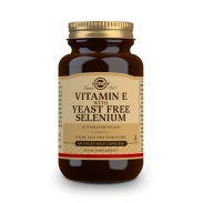 Vitamina E con Selenio (sin levadura) 100 cápsulas vegetales Solgar