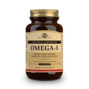 Vista principal del omega 3 Doble Concentración 120 perlas Solgar en stock