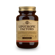 Vista frontal del factores Lipotrópicos 50 comprimidos Solgar en stock