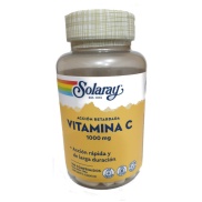 Vista principal del vitamina C 1000mg 100 comprimidos Solaray en stock