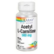Acetyl L-carnitine 500 mg . 30 vegcáps Solaray