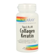 Callagen keratin  - 60 cápsulas Solaray