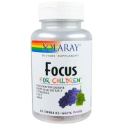 Focus for chindren 60 compr. Masticables Solaray