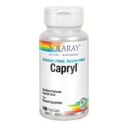 Vista principal del capryl – 100 vegcáps Solaray en stock