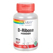 D-ribose 150 gr – 30 tomas vegcáps Solaray