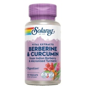 Berberine & curcumin 600 mg – 60 vegcáps Solaray