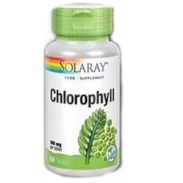 Vista frontal del chlorophyll – 90 comprimidos Solaray en stock