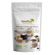 Nibs de cacao endulzado con yacon 150 grs, Salud viva