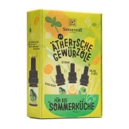 Set 3 aceites esenciales Para cocina de verano 3x4,5 ml (uso alimentario) - Sonnentor