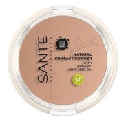 Vista principal del maquillaje compacto 02 neutral beige 9gr Sante en stock