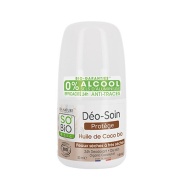 Desodorante roll-on 24h protector coco bio 50ml Sobio