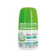Desodorante  roll-on 24h frescor menta bio 50ml Sobio