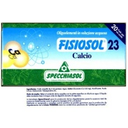 Vista principal del fisiosol 23 (calcio) – 20 viales / 2ml Specchiasol en stock