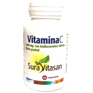 Producto relacionad Vitamina C 1000mg efecto gradual 60comp Sura Vitasan