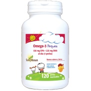 Vista principal del omega-3 peques 120 perlas Suravitasan