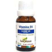 Vitamina D3 4000UI gotas 15 ml Sura Vitasan