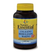 Vista delantera del colageno marino hidrolizado + mg 1200 mg 90 comp Nature Essential en stock