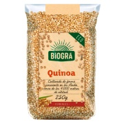 Vista principal del quinoa real en grano 250 g Biogra en stock