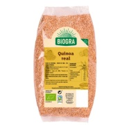 Vista frontal del quinoa real en grano 700 g Biogra en stock