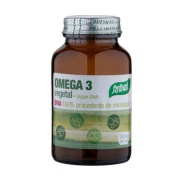 Vista principal del omega 3 vegetal 30 perlas Santiveri