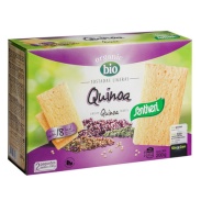 Vista frontal del tostadas ligeras de quinoa bio 200g Santiveri