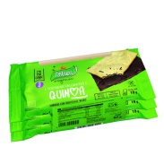 Tostadas de quinoa bañadas con chocolate negro bio 57gr Santiveri