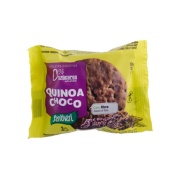 Vista frontal del galletas digestive quinoa-choco 0% (3 UD.) 27gr Santiveri