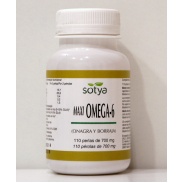 Vista principal del maxi Omega 6 (Onagra y Borraja) 110 perlas Sotya en stock