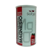 Vista delantera del carbonato de Magnesio (sabor fresa) 180 gr Sotya en stock
