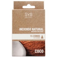 Incienso natural Sys 15 conos coco