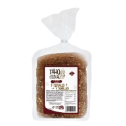 Pan de molde integral con cereales y semillas con masa madre bio, 400 g Taho cereal
