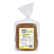 Pan de molde integral omega con lino, girasol y calabaza, 400 g Taho cereal
