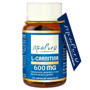 Vista frontal del l-Carnitina 600 mg 30 cáps Estado Puro Tongil en stock