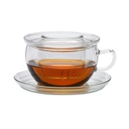 Vista frontal del taza de té Tea Time, 400 cc Trendglas en stock