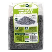 Semillas de amapola s/gl bio 250 gr Toobio