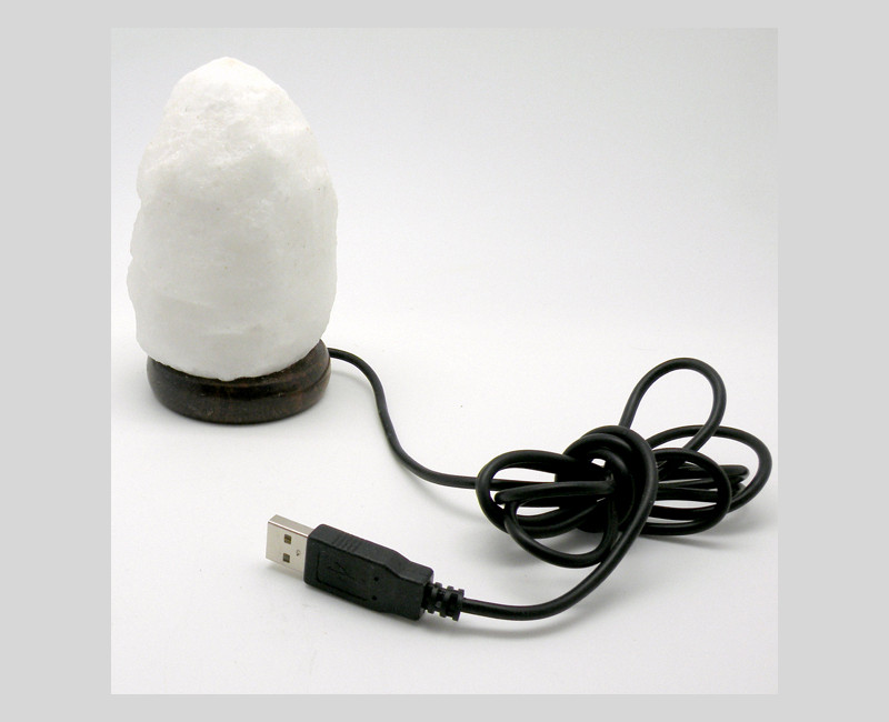 Compra tu lámpara de Sal Blanca USB por 6.75
