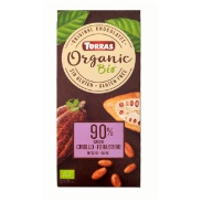 Chocolate negro 90% cacao criollo bio, 100 g Torras