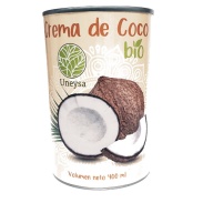 Crema de coco Bio 400 ml Unseya