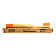 Vista principal del cepillo de dientes Infantil Suave (color Naranja) Vamboo en stock