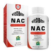 NAC (N-Acetyl L-Cisteína) 60 cápsulas VitOBest