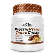 Vista frontal del protein Peanut Choco Cream 1Kg VitOBest en stock