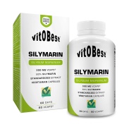 Producto relacionad Silymarin (Cardo mariano) 60 cápsulas VitOBest
