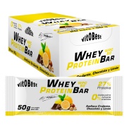 Barrita Whey Protein Bar by Torreblanca (caja) Chocolate y Limón VitOBest