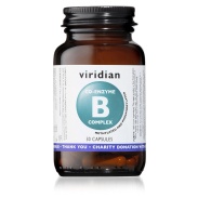 Vista principal del co-enzyme b complex vegano 30 cáps Viridian en stock