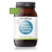 Vista principal del complex verdes bio vegano 90 cáps Viridian en stock