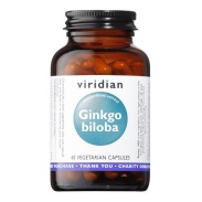 Ginkgo biloba extracto estandarizado de hoja vegano 60 cáps Viridian