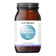 Calcio magnesio zinc con vitamina C polvo 100 g Viridian