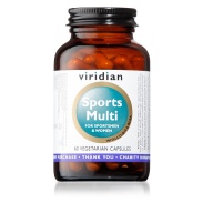 Vista principal del sports multi vegano 60 cáps Viridian en stock