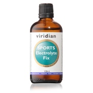Vista delantera del sports electrolyte fix 100 ml Viridian en stock